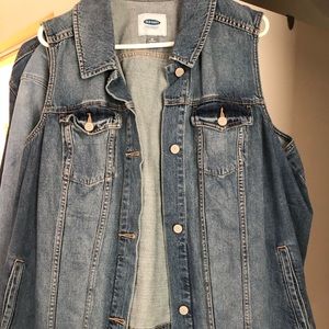 Denim Vest. New, never worn